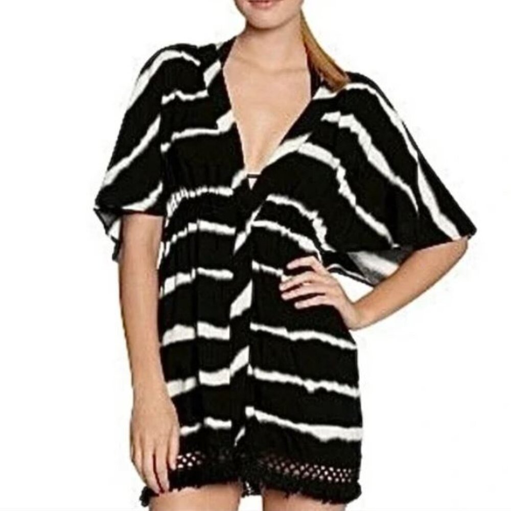 Mar by Vix Kimono Cover Up Size M Beachy Coastal Boho